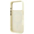 Калъф за iPhone 17 Pro Max - Grained Ring MagSafe - Guess - Бежов