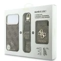 Калъф за iPhone 17 Pro Max - Hardcase 4G Cardslot & Big Strap MagSafe (GUBPHUP18XP4SM44CW) - Guess - Кафяв