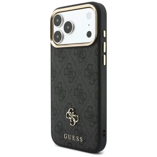 Калъф за iPhone 17 Pro Max - Hardcase 4G Cardslot MagSafe (GUBPHCP18XP4SM44CK) - Guess - Черен