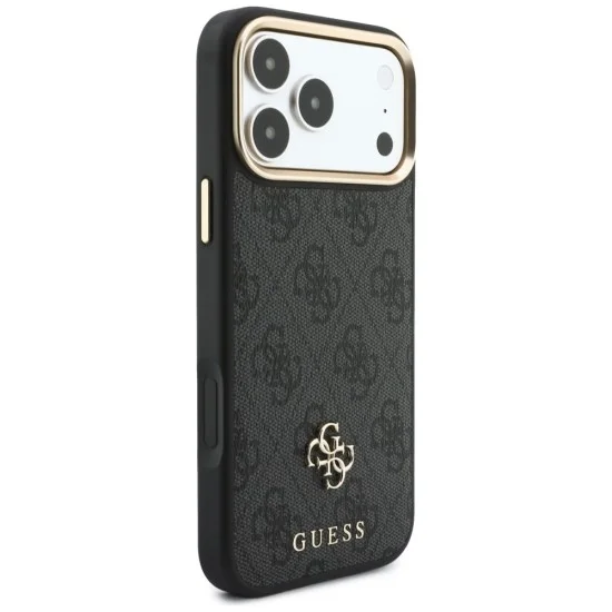 Калъф за iPhone 17 Pro Max - Hardcase 4G Cardslot MagSafe (GUBPHCP18XP4SM44CK) - Guess - Черен