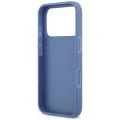 Калъф за iPhone 17 Pro Max - Hardcase 4G Double Card Triangle (GUHCP18XP4TPB) - Guess - Син