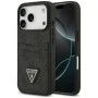 Калъф за iPhone 17 Pro Max - Hardcase 4G Double Card Triangle (GUHCP18XP4TPK) - Guess - Черен