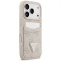 Калъф за iPhone 17 Pro Max - Hardcase 4G Double Card Triangle (GUHCP18XP4TPP) - Guess - Розов