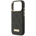 Калъф за iPhone 17 Pro Max - Hardcase 4G Logo Plate MagSafe (GUHMP18XU4GPRK) - Guess - Черен