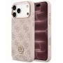 Калъф за iPhone 17 Pro Max - Hardcase 4G Strass Logo MagSafe (GUHMP18XP4GRMDEP) - Guess - Розов