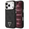 Калъф за iPhone 17 Pro Max - Hardcase 4G Triangle Logo MagSafe (GUHMP18XP4GTDGMK) - Guess - Черен
