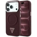 Калъф за iPhone 17 Pro Max - Hardcase Triangle Logo MagSafe (GUHMP18XPSDTSCMU) - Guess - Бордо