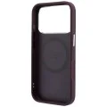 Калъф за iPhone 17 Pro Max - Hardcase Triangle Logo MagSafe (GUHMP18XPSDTSCMU) - Guess - Бордо