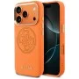 Калъф за телефон за iPhone 18 Pro Max / iPhone 17 Pro Max Leather Perforated 4G MagSafe (GUHMP18X5PG4SRGO) - Guess - Оранжев