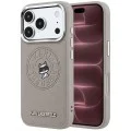 Калъф за iPhone 17 Pro Max - Leather Point and C Sketch MagSafe (KLHMP18X6PCCPRG) - Karl Lagerfeld - Сив