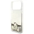 Калъф за iPhone 17 Pro Max - Liquid Glitter Charms (GUHCP18XGLHFLGO) - Guess - Златист