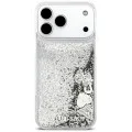 Калъф за iPhone 17 Pro Max - Liquid Glitter Charms (GUHCP18XGLHFLSI) - Guess - Сребрист