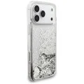 Калъф за iPhone 17 Pro Max - Liquid Glitter Charms (GUHCP18XGLHFLSI) - Guess - Сребрист