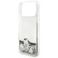 Калъф за iPhone 17 Pro Max - Liquid Glitter Charms (GUHCP18XGLHFLSI) - Guess - Сребрист