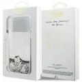 Калъф за iPhone 17 Pro Max - Liquid Glitter Charms (GUHCP18XGLHFLSI) - Guess - Сребрист
