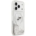 Калъф за iPhone 17 Pro Max - Liquid Glitter KC Heads MagSafe (KLHMP18XLGKCSGH) - Karl Lagerfeld - Прозрачен