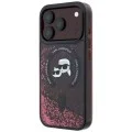 Калъф за iPhone 17 Pro Max - Liquid Glitter KC Heads MagSafe (KLHMP18XLGKCSGR) - Karl Lagerfeld - Бордо
