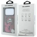 Калъф за iPhone 17 Pro Max - Liquid Glitter KC Heads MagSafe (KLHMP18XLGKCSGR) - Karl Lagerfeld - Бордо