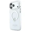 Калъф за iPhone 17 Pro Max - Metal Outline MagSafe (GUHMP18XHTRMS) - Guess - Сребрист