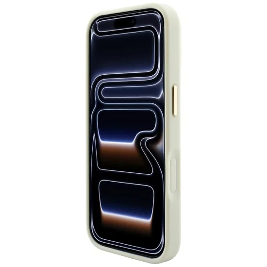 Калъф за iPhone 17 Pro Max - Peony Hot Stamp MagSafe (GUHMP18XPSAMSECE) - Guess - Бежов