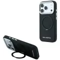 Калъф за iPhone 17 Pro Max - Ring Stand 360 Saffiano MagSafe (KLHMP18X6PSARSKMK) - Karl Lagerfeld - Черен