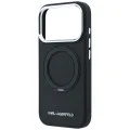 Калъф за iPhone 17 Pro Max - Ring Stand 360 Saffiano MagSafe (KLHMP18X6PSARSKMK) - Karl Lagerfeld - Черен