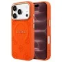 Калъф за iPhone 17 Pro Max - Saffiano Peony & Ring MagSafe (GUHMP18XPSAMSECO) - Guess - Оранжев