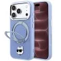Калъф за телефон за iPhone 18 Pro Max / iPhone 17 Pro Max Saffiano Ring Stand 360 C Pin MagSafe (KLHMP18XPSRSCHHB) - Karl Lagerfeld - Светлосин