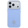 Калъф за iPhone 17 Pro Max - Saffiano Small 4G Classic MagSafe (GUHMP18X6PSA4DMB) - Guess - Светло син