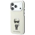 Калъф за iPhone 17 Pro Max - Smooth Leather Ikonik Sketch MagSafe (KLHMP18X6PWKIKDE) - Karl Lagerfeld - Бежов