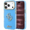 Калъф за iPhone 17 Pro Max - IML 4G Script Metal (GUHCP18X5HC4MLSL) - Guess - Светло син
