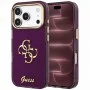 Калъф за телефон за iPhone 18 Pro Max / iPhone 17 Pro Max IML 4G Script Metal (GUHCP18X5HC4MLSU) - Guess - Бордо