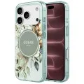 Калъф за iPhone 17 Pro Max - IML Flower & Tonal Circle MagSafe (GUHMP18XHFWBDCEN) - Guess - Зелен