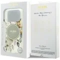 Калъф за iPhone 17 Pro Max - IML Flower & Tonal Circle MagSafe (GUHMP18XHFWBDCEN) - Guess - Зелен