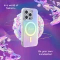 Калъф за iPhone 17 Pro Max - IML Flower & Tonal Circle MagSafe (GUHMP18XHFWBDCEN) - Guess - Зелен