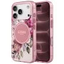 Калъф за iPhone 17 Pro Max - IML Flower & Tonal Circle MagSafe (GUHMP18XHFWBDCEP) - Guess - Розов