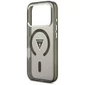 Калъф за iPhone 17 Pro Max - IML Gradient Triangle MagSafe (GUHMP18XHGTMLCGK) - Guess - Черен