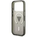 Калъф за iPhone 17 Pro Max - IML Gradient Triangle MagSafe (GUHMP18XHGTMLCGK) - Guess - Черен