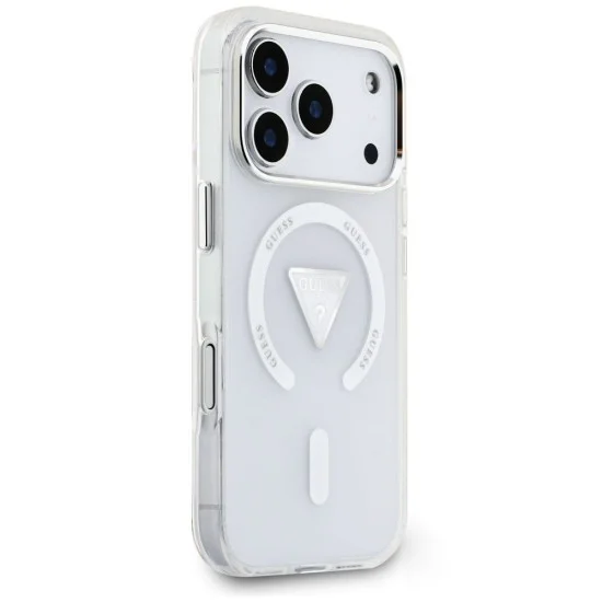 Калъф за iPhone 17 Pro Max - IML Gradient Triangle MagSafe (GUHMP18XHGTMLCGT) - Guess - Прозрачен