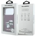Калъф за iPhone 17 Pro Max - IML KC Bodies Sketch Print MagSafe (KLHMP18X6HKCIDR) - Karl Lagerfeld - Бордо