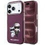 Калъф за iPhone 17 Pro Max - IML KC Bodies Sketch Print MagSafe (KLHMP18X6HKCIDR) - Karl Lagerfeld - Бордо