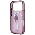 Калъф за iPhone 17 Pro Max - IML Peekaboo Print Metal Frame MagSafe (KLHMP18X6HCPSCR) - Karl Lagerfeld - Бордо