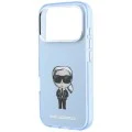 Калъф за iPhone 17 Pro Max - IML Ikonik Sketch Print MagSafe (KLHMP18X6HKIKDB) - Karl Lagerfeld - Светло син