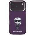 Калъф за iPhone 17 Pro Max - IML Ikonik Sketch Print MagSafe (KLHMP18X6HKIKDR) - Karl Lagerfeld - Бордо