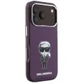 Калъф за iPhone 17 Pro Max - IML Ikonik Sketch Print MagSafe (KLHMP18X6HKIKDR) - Karl Lagerfeld - Бордо