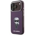 Калъф за iPhone 17 Pro Max - IML Ikonik Sketch Print MagSafe (KLHMP18X6HKIKDR) - Karl Lagerfeld - Бордо