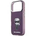 Калъф за iPhone 17 Pro Max - IML Ikonik Sketch Print MagSafe (KLHMP18X6HKIKDR) - Karl Lagerfeld - Бордо