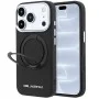 Калъф за телефон за iPhone 18 Pro / iPhone 17 Pro Ring Stand 360 Saffiano MagSafe (KLHMP18L6PSARSKMK) - Karl Lagerfeld - Черен