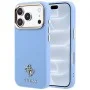 Калъф за телефон за iPhone 18 Pro / iPhone 17 Pro Saffiano Small 4G Classic MagSafe (GUHMP18L6PSA4DMB) - Guess - Светлосин