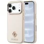 Калъф за телефон за iPhone 18 Pro / iPhone 17 Pro Saffiano Small 4G Classic MagSafe (GUHMP18L6PSA4DME) - Guess - Бежов